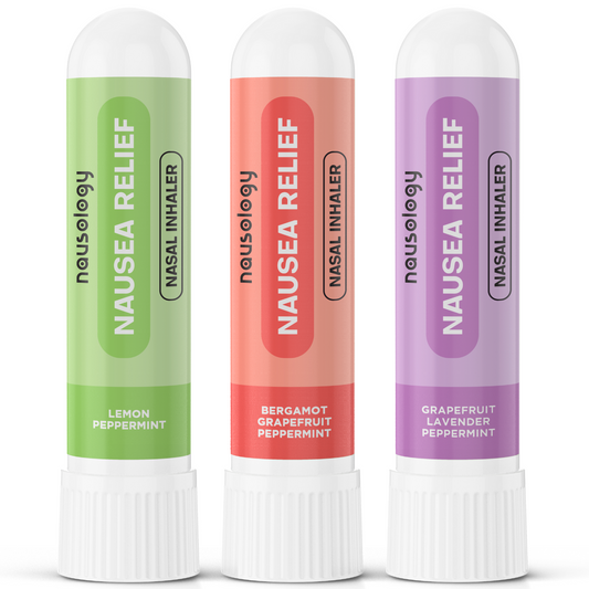 Nausology Aromatherapy Citrus Nasal Inhalers for Nausea Relief